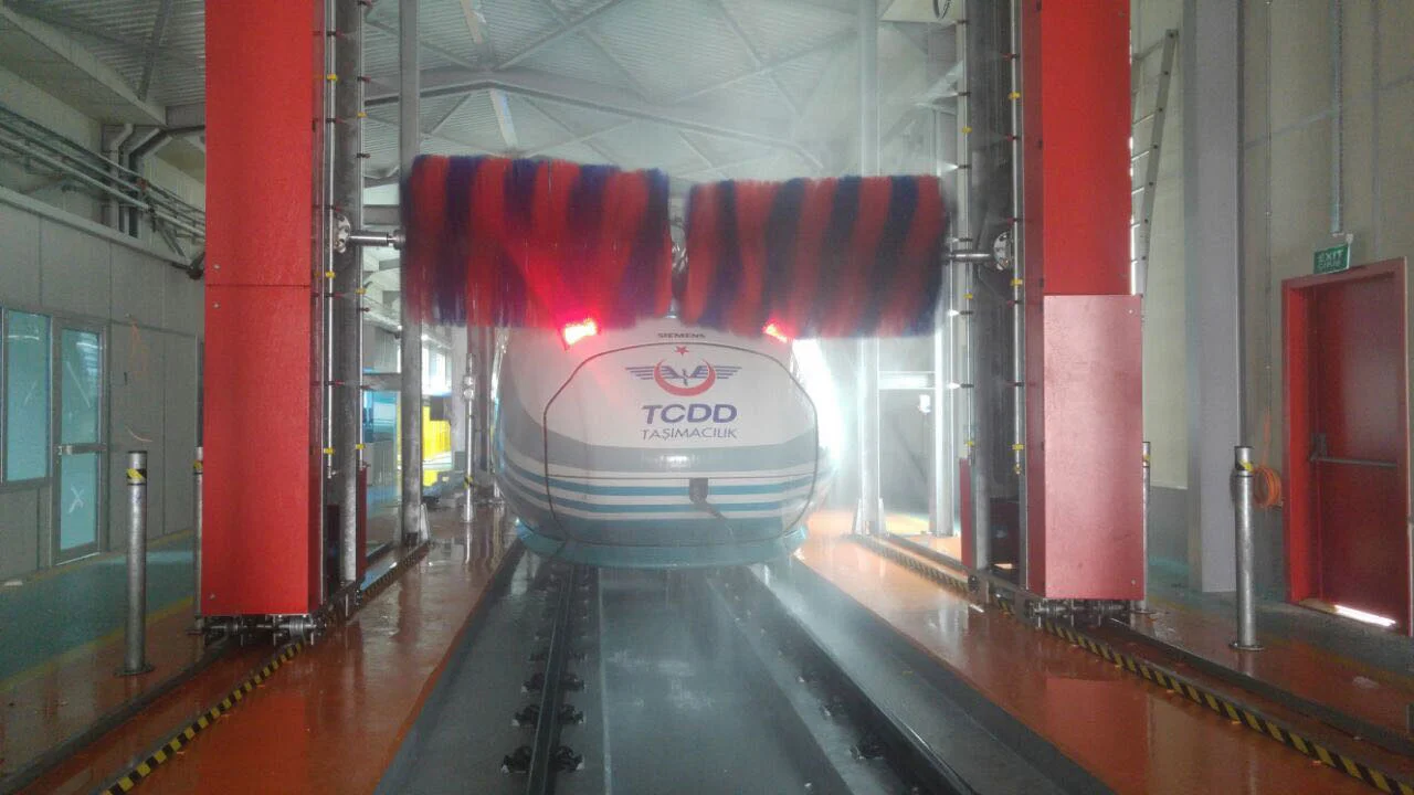 TCDD Ankara Hızlı Tren Bakım Merkezi Tren Teker Depolama Raf Sistemi